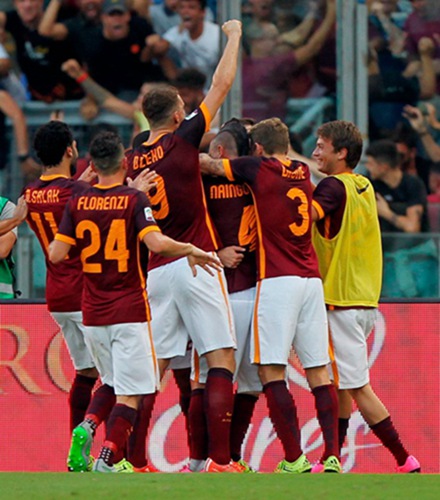 包含罗马主场告捷，锋线爆发取得胜利的词条